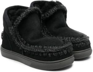Mou Kids suede eskimo boots Black