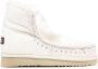 Mou logo-patch slip-on boots White - Thumbnail 1