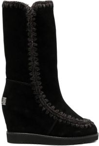 Mou mid-calf slip-on boots Black