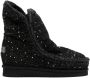 Mou sequin-embellished tweed boots Black - Thumbnail 1
