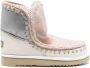 Mou shearling-lined moccasin boots Pink - Thumbnail 1