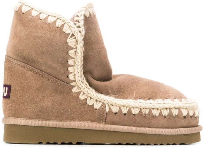 Mou stitch trim Eskimo boots Neutrals