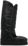 Mou whipstitch-trim shearling-lined boots Grey - Thumbnail 1