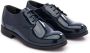 Moustache round-toe patent oxford shoes Blue - Thumbnail 1