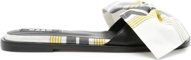 MSGM bow-detail sandals White