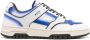 MSGM calf leather sneakers Blue - Thumbnail 1