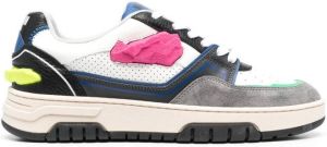 MSGM colour-block wide sneakers White