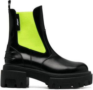 MSGM elasticated side-panel ankle boots Black