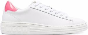 MSGM Iconic cupsole low-top sneakers White