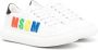 MSGM Kids embroidered-logo detail sneakers White - Thumbnail 1