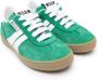 MSGM Kids lace-up suede sneakers Green - Thumbnail 1
