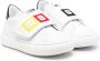MSGM Kids logo-patch leather sneakers White - Thumbnail 1