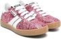 MSGM Kids Retro gliterry sneakers Pink - Thumbnail 1