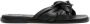 MSGM knot-strap leather sandals Black - Thumbnail 1
