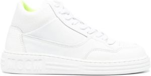 MSGM logo-print high-top sneakers White