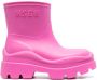 MSGM lug-sole ankle rain boots Pink - Thumbnail 1