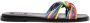 MSGM multi-straps leather slippers Yellow - Thumbnail 1
