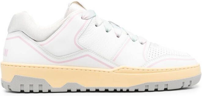 MSGM panelled low-top sneakers White