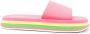 MSGM rainbow-sole open-toe sandals Pink - Thumbnail 1