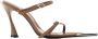 Mugler 95mm suede sandals Brown - Thumbnail 1