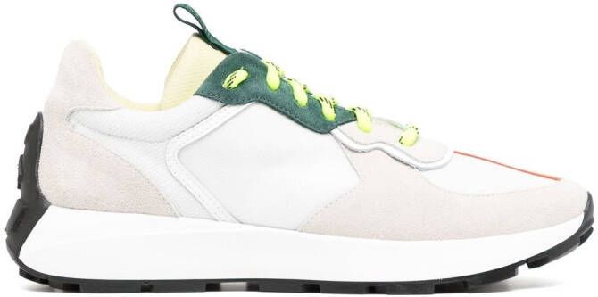 Mulberry suede-leather runner sneakers White