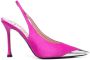 Nº21 110mm contrast-toe slingback pumps Pink - Thumbnail 1