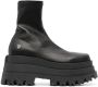 NAKED WOLFE Sassy platform ankle boots Black - Thumbnail 1