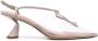 Nensi Dojaka crystal-embellished PVC slingback sandals Neutrals - Thumbnail 1