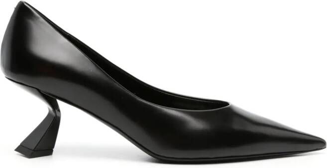 Nensi Dojaka pointed-toe leather pumps Black