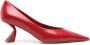 Nensi Dojaka slanted heel 65mm leather pumps Red - Thumbnail 1