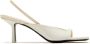 NEOUS Kamui 65mm leather sandals White - Thumbnail 1