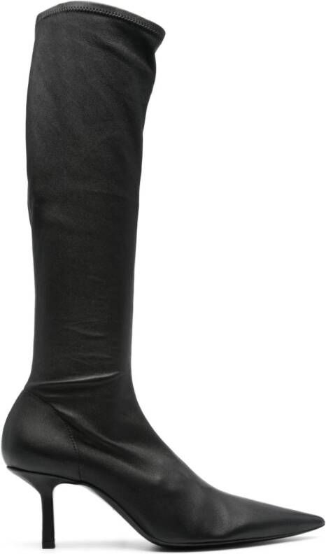 NEOUS Nosa 65mm leather boots Black