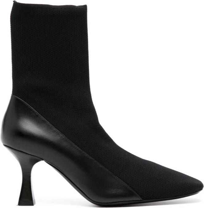 NEOUS Ruch 70mm leather ankle boots Black