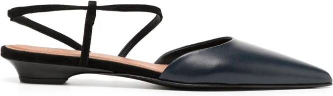 NEOUS slingback leather sandals Blue