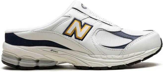 New Balance 2002R "White Blue" sneaker mules