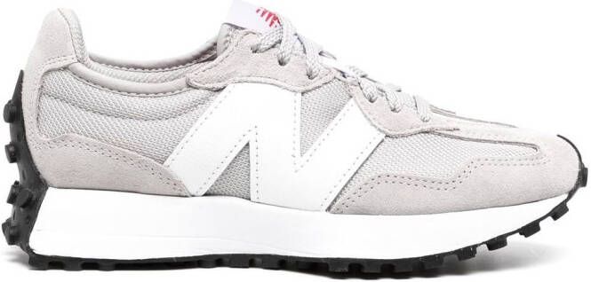 New Balance logo-patch lace-up sneakers White