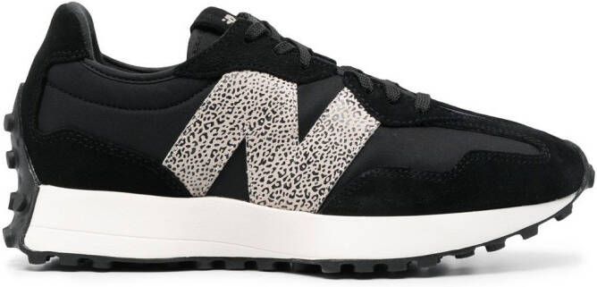 New Balance 5740 panelled animal print sneakers Neutrals