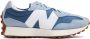 New Balance 550 logo-embossed leather sneakers White - Thumbnail 1