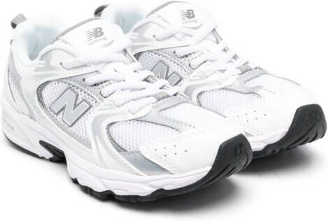 New Balance Kids 550 touch-strap sneakers White - Picture 4