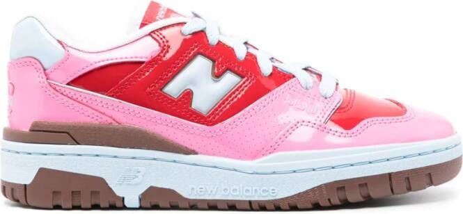 New Balance 550 contrast sneakers Red