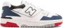 New Balance 550 logo-embossed leather sneakers White - Thumbnail 12