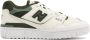 New Balance 550 logo-embossed leather sneakers White - Thumbnail 1