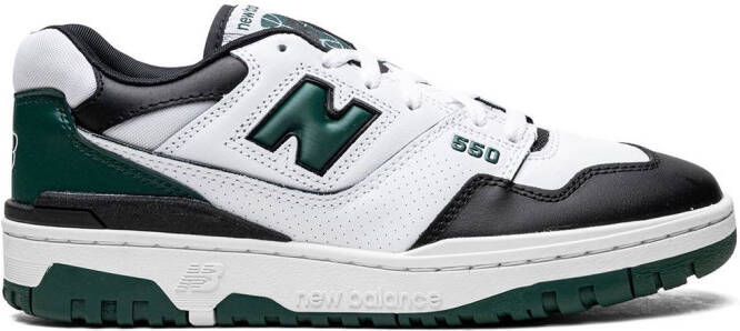New Balance 550 "Black White Green" low-top sneakers