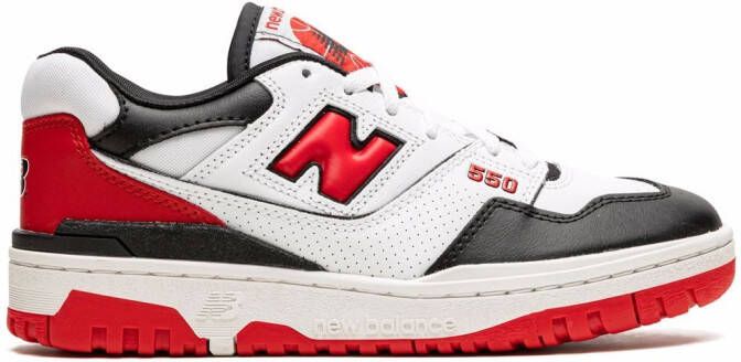 New Balance 550 "White Red Black" sneakers