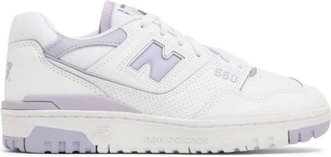 New Balance 550 logo-embossed leather sneakers White