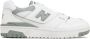 New Balance 550 logo-embossed leather sneakers White - Thumbnail 1