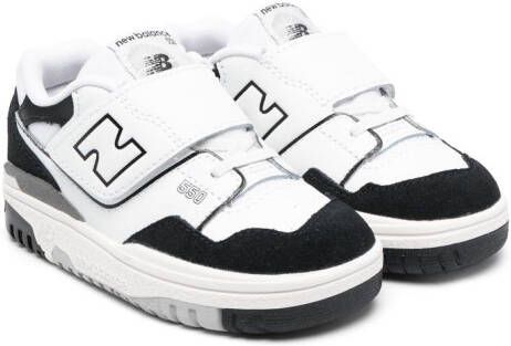 New Balance Kids 550 touch-strap sneakers White