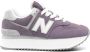 New Balance 574 leather sneakers Purple - Thumbnail 1