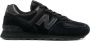 New Balance 574 logo-patch lace-up sneakers Black - Thumbnail 1