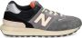 New Balance 574 panelled lace-up sneakers Blue - Thumbnail 5